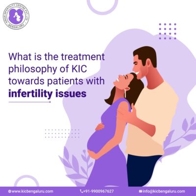 What is the treatment philosophy of KIC towards patients with infertility issues