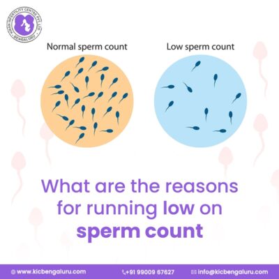 What are the reasons for running low on sperm count